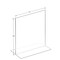 Azar Displays 11"W x 14"H Double-Foot Two Sided Sign Holder, PK10 152710 - alternate 3